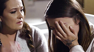 Stepaunt seduces stepniece and licks her Porn Video