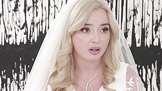 A bride, Lexi Lore gets a SHOCKING gift! Porn Video
