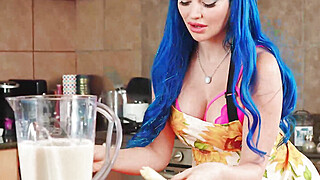 Drinking my Stepsister's spicy milkshake gets me wild and prepared for some... Porn Video