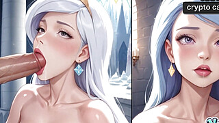 Princess Snowflake's assfuck and double penetration leave her awesome and dirty. Porn Video