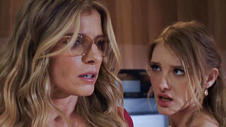 Milf fucks both stepson and stepdaughter Porn Video