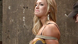 Cameron Dee Bound in Wax and Sybian Porn Video