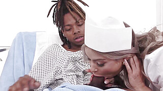 Blonde nurse ass fucked then deepthroats patients bbc Porn Video