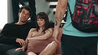 Guy watching stepdad fuck his girlfriend Porn Video