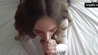 Anny Walker, a schoolgirl with a yam-sized ass, gets a blast of jism -... Porn Video