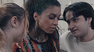 Teen and her bf fucking their milf tutor Porn Video