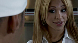 Jessica Host Dominates Kurt In Kitchen Porn Video