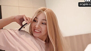 Cute asian girl gives congenital blowjob, homemade hottest porn. Porn Video