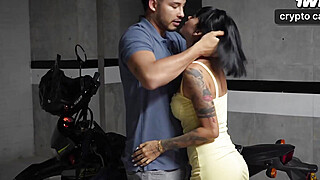 First-time cherry lady skips class for raunchy screw with Danner Mendez and... Porn Video