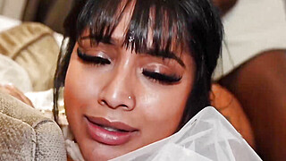Sneaked out, plowed BBC waiter, got a hefty facial cumshot - best XXX! Porn Video