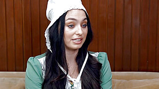 Busty Amish Babes Raw Therapy Session on a BWC Porn Video