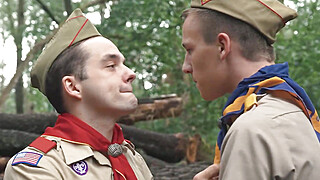 We got caught by our scout Master Porn Video