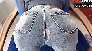 Hot stepsis with torn jeans, nude and ready for xxx porn! Porn Video