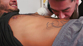 Femboy subdues ticklish hunk Porn Video