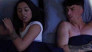 My teen stepsis starts jerking my cock Porn Video