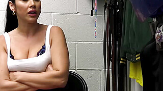 Waitress Pays with Pussy for Theft after Cavity Search Porn Video