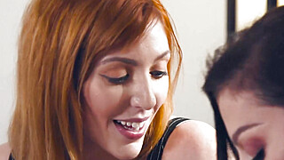 Lesbian milf teases then fucks busty bff Porn Video