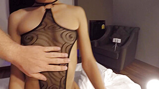 Throat gagging an Asian femboy teen oral Big Boobs Porn Video