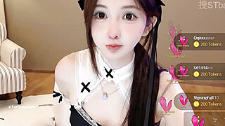 Asian Cam Girl Dildo Masturbation Live Porn Video