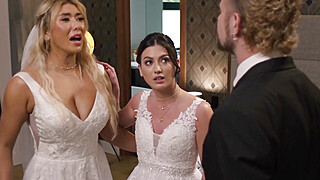 Big tits lesbian couple fucked by priest Porn Video