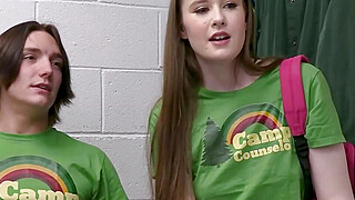 Camp Counselors Blowbang Redemption in the Backoffice Porn Video