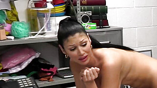 Waitress Strips Uniform to Get Fucked for Theft Porn Video