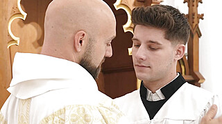 Priest Dominates Altar Boy in Steamy Church Encounter Big Boobs Porn Video