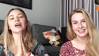 Two inexperienced towheaded ladies play with fucktoys while gobbling each... Big Boobs Porn Video