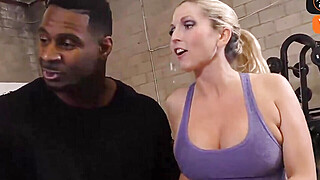 Busty towheaded milf gets her big funbags pounded Porn Video