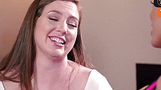 Two big-titted ladies love erotic scissoring during a rubdown with enormous... Porn Video