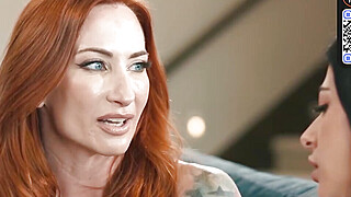 Redhead milf likes cootchie licking stepdaughter Big Boobs Porn Video