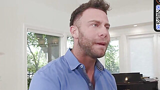 Hot teen nanny gives guy a blowjob Porn Video