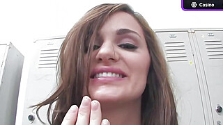 Brunette nymph achieves orgasm while playing with petite tits and toys in a... Big Boobs Porn Video