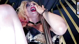 Blonde with massive fun bags unwraps in a gold club Big Boobs Porn Video