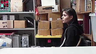 Busty black-haired teen gets plumbed in a storage apartment with teenager 18 Big Boobs Porn Video