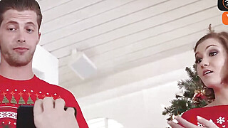 Taboo teen stepsister gets oral during family Christmas image session with... Big Boobs Porn Video