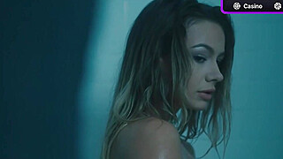 Blonde gal receives intense rimjob in restroom Big Boobs Porn Video
