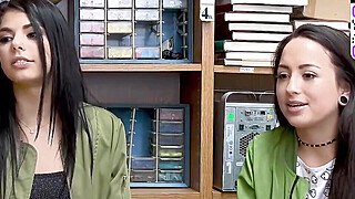 Two Latina sisters get caught and fucked Porn Video