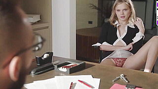 Blonde student gives her teacher a deep blowjob Big Boobs Porn Video