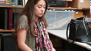 Cute teen legitimate gives a wonderful striptease in the office warehouse Big Boobs Porn Video