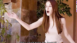 Small Tits Redhead Rides Her Boyfriend's Dad Big Boobs Porn Video