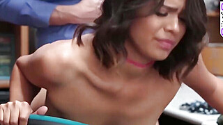 Submissive Latina Secretary Gets a Dirty Facial Big Boobs Porn Video