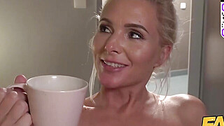 Blonde damsel with yam-sized culo kisses black man Big Boobs Porn Video