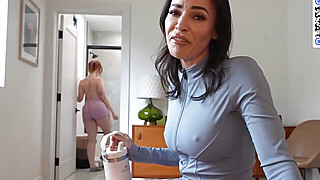 A stepmom and her same-age pal share an intimate encounter with a young... Big Boobs Porn Video