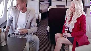 Blonde lady with puny knockers gets a massive penis in her mouth Big Boobs Porn Video