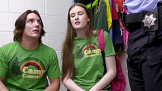 Gangbanging the Slutty Thief Camp Counselor Big Boobs Porn Video