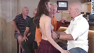 Tattooed Man Watches Young Woman Lift Her Shirt Big Boobs Porn Video