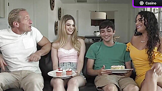 Sexy milf with a enormous arse shares her figure in an powerful dessert... Big Boobs Porn Video