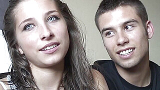 PUTA LOCURA Amateur Teen Couple with Stuninng blue Porn Video