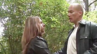 German Stepmom picked up for outdoor sex Porn Video